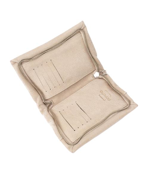 Zipper S beige wallet