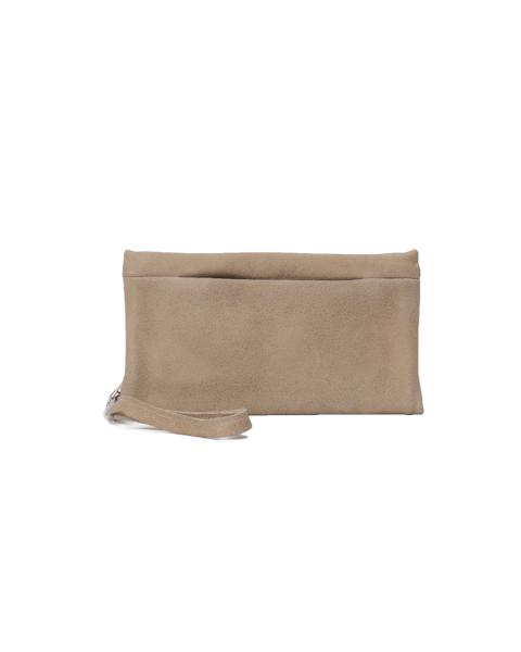 Zipper L beige wallet