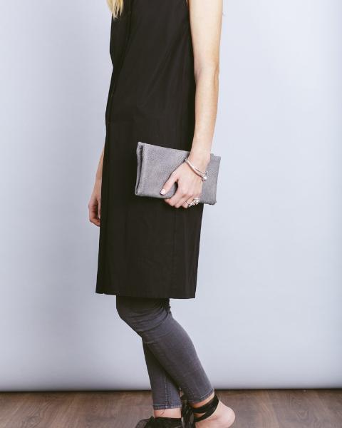 Zipper L grey wallet